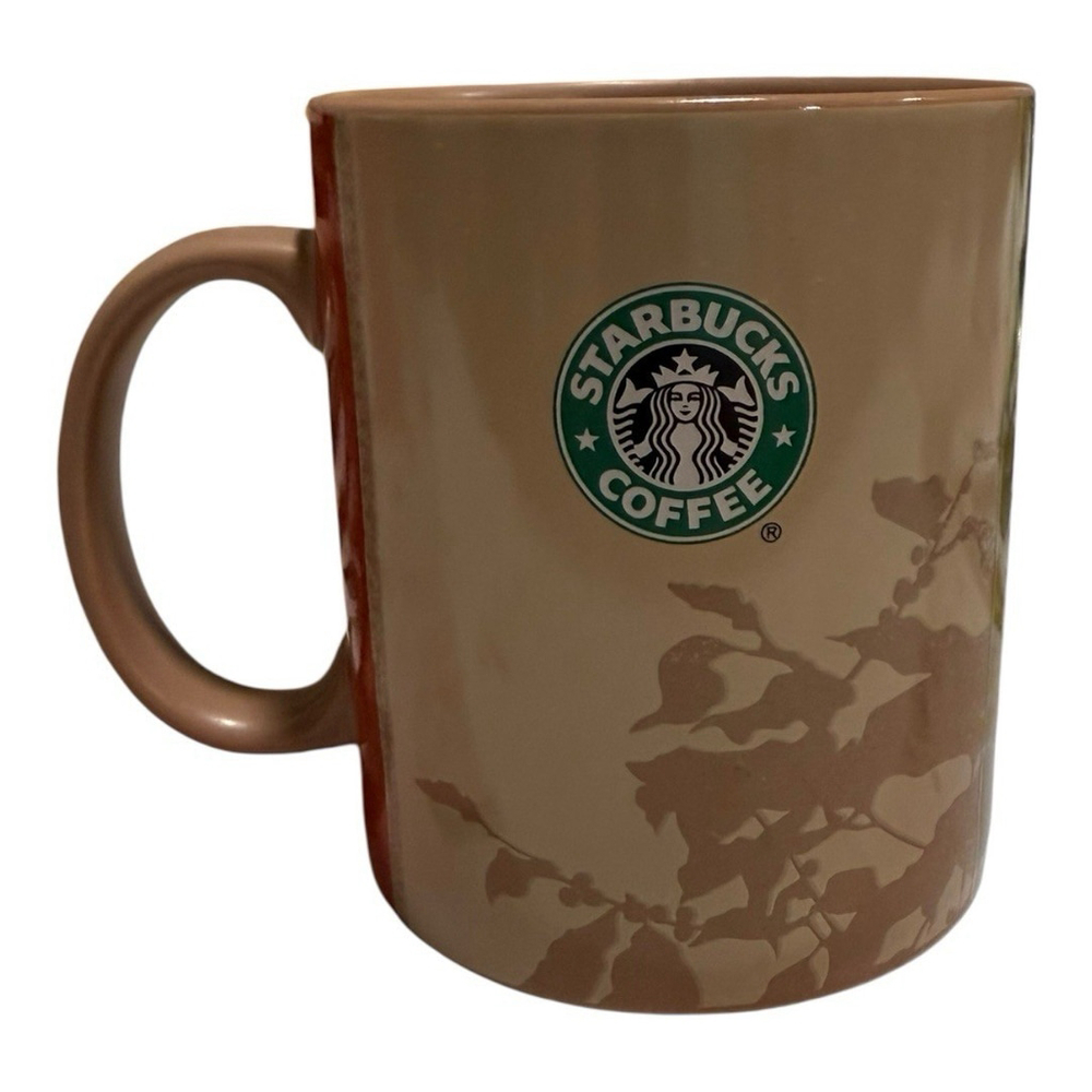 Vintage 2006 Starbucks Coffee Mug Cup 18 oz. Africa Faraway Hillside Manolo Poem